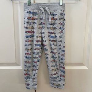 Baby GAP playtime favorites cotton pants with car print size 4 years